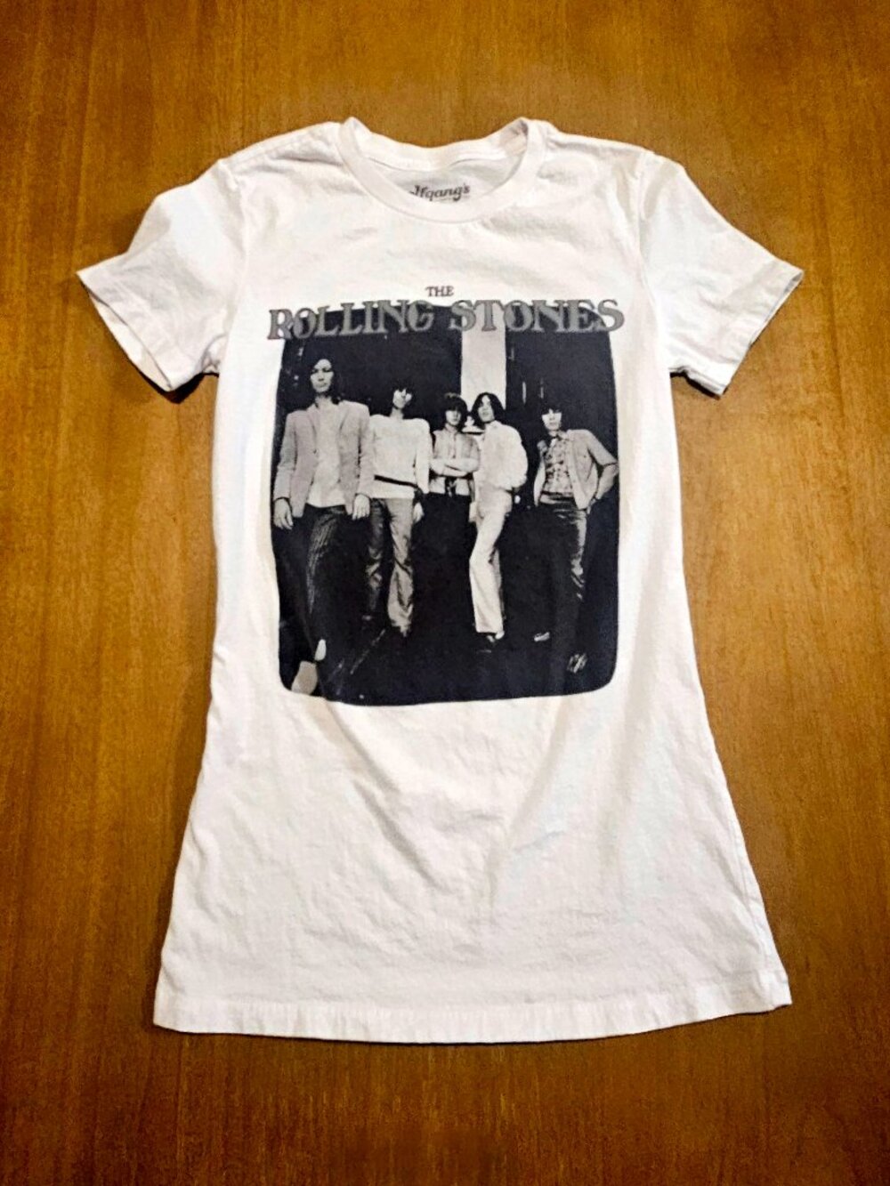 Wolfgang's Vintage Tour The Rolling Stones T-Shirt Kids Medium White 100% Cotton